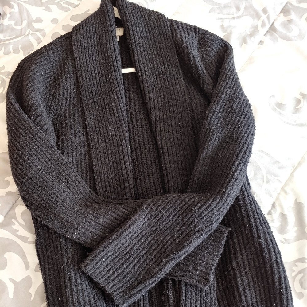 Black cardigan